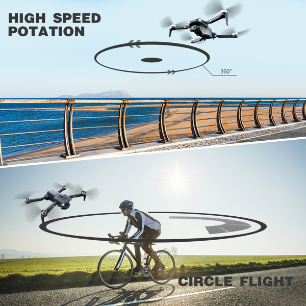 V28 RC Drone avec 4K HD double caméra WiFi FPV 3D Flips Rc Quadcopter US