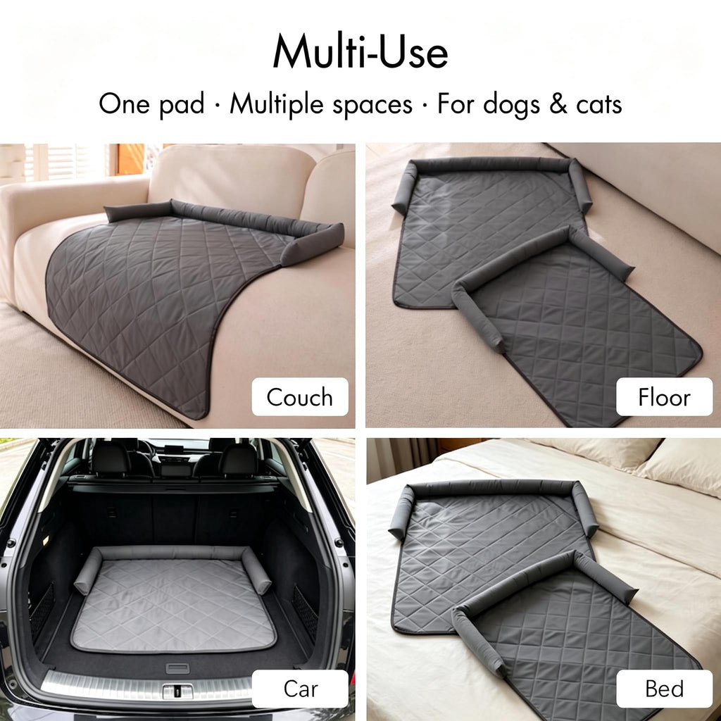Lit pour chien de refroidissement avec support de tête