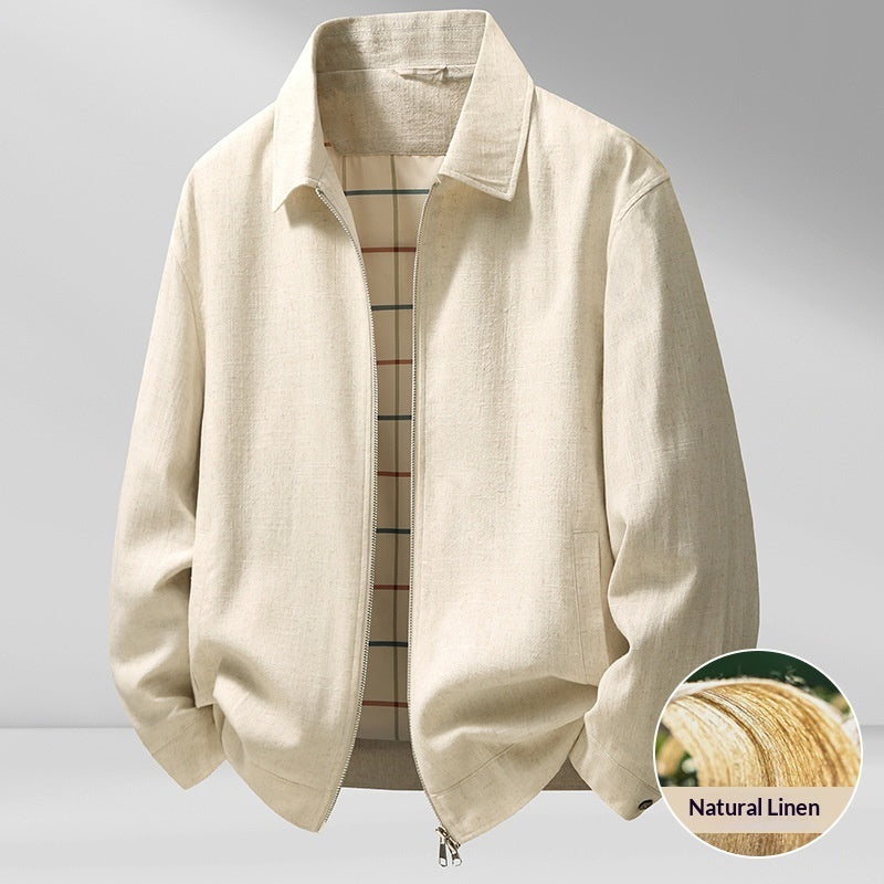 Une veste polyvalente de couleur pâle et respirante