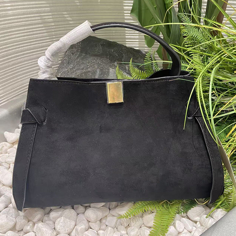 Sac à main Fleece Potsticker Sac en papier haut de gamme Petit véhicule Fleece Sac à main pour femmes Messeng
