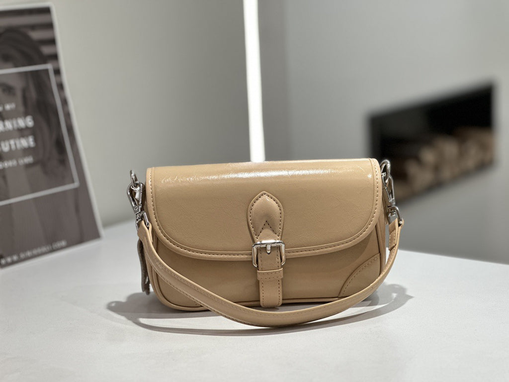 Badi Top-layer Cowhide sac de selle pour les femmes véritable sac en cuir