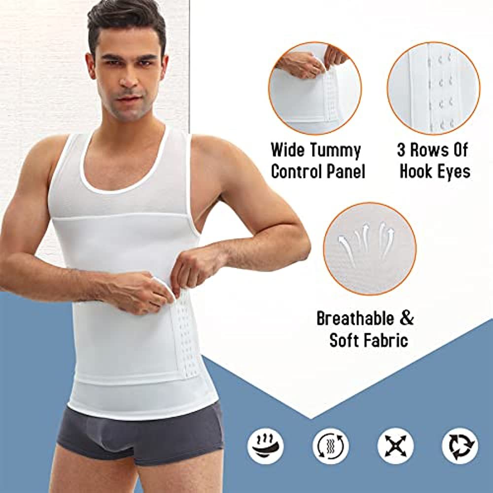 Homme Breasted Belly Shaping Vest Inv
