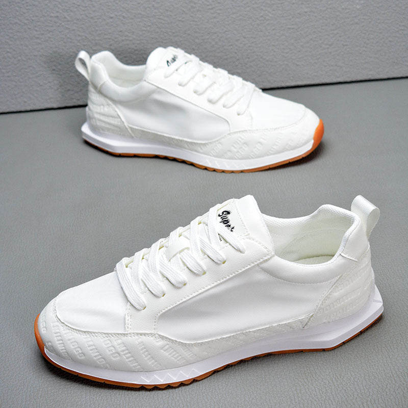 Breathable Ice-silk Fabric Argan Oil Men's Shoes