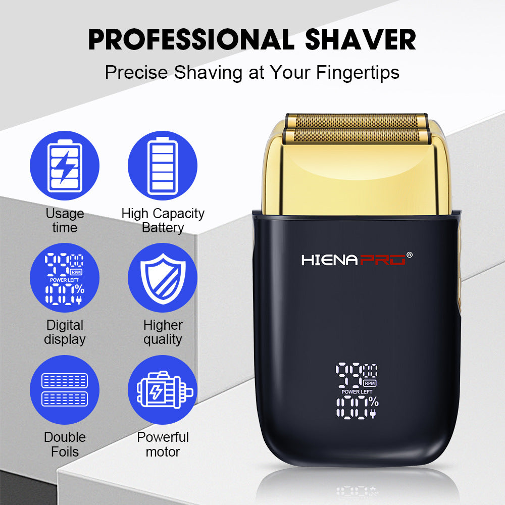 Cheveux électriques et étrier à barbe