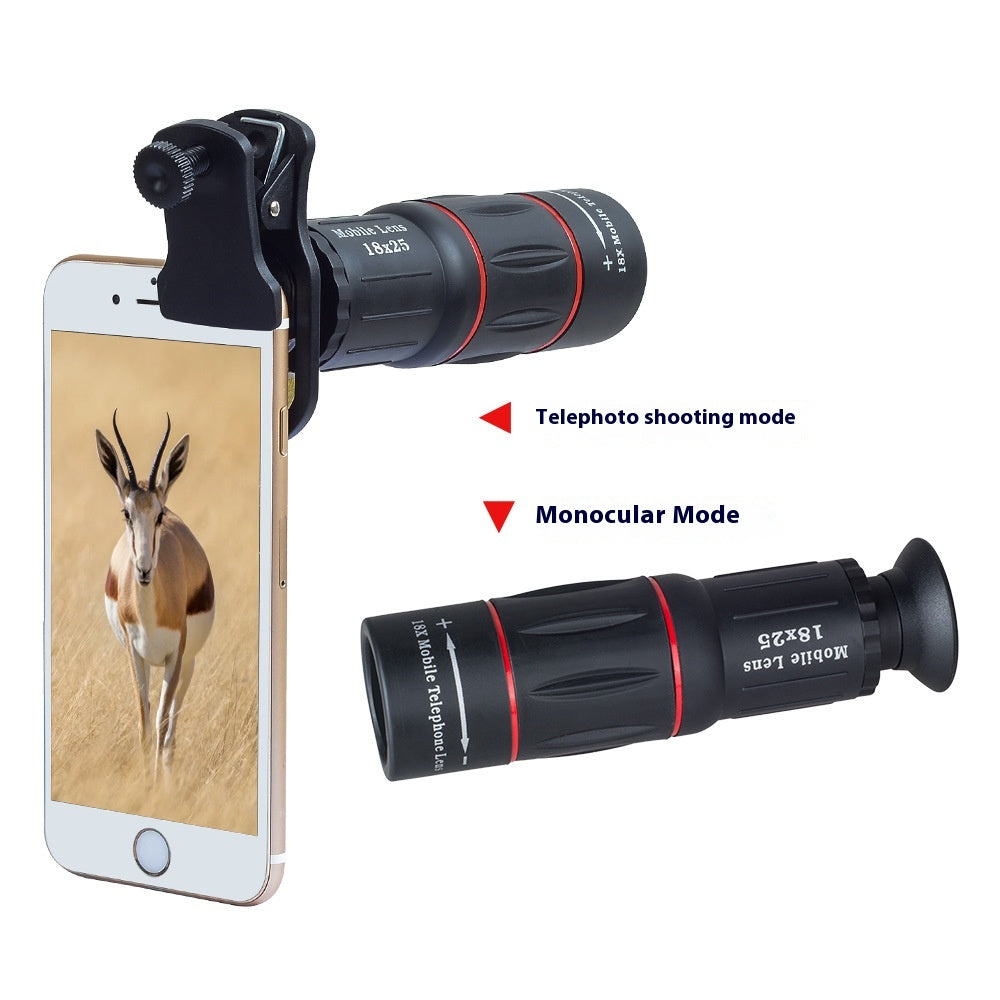 18x High Definition External Telephoto Lens for Mobile Phones