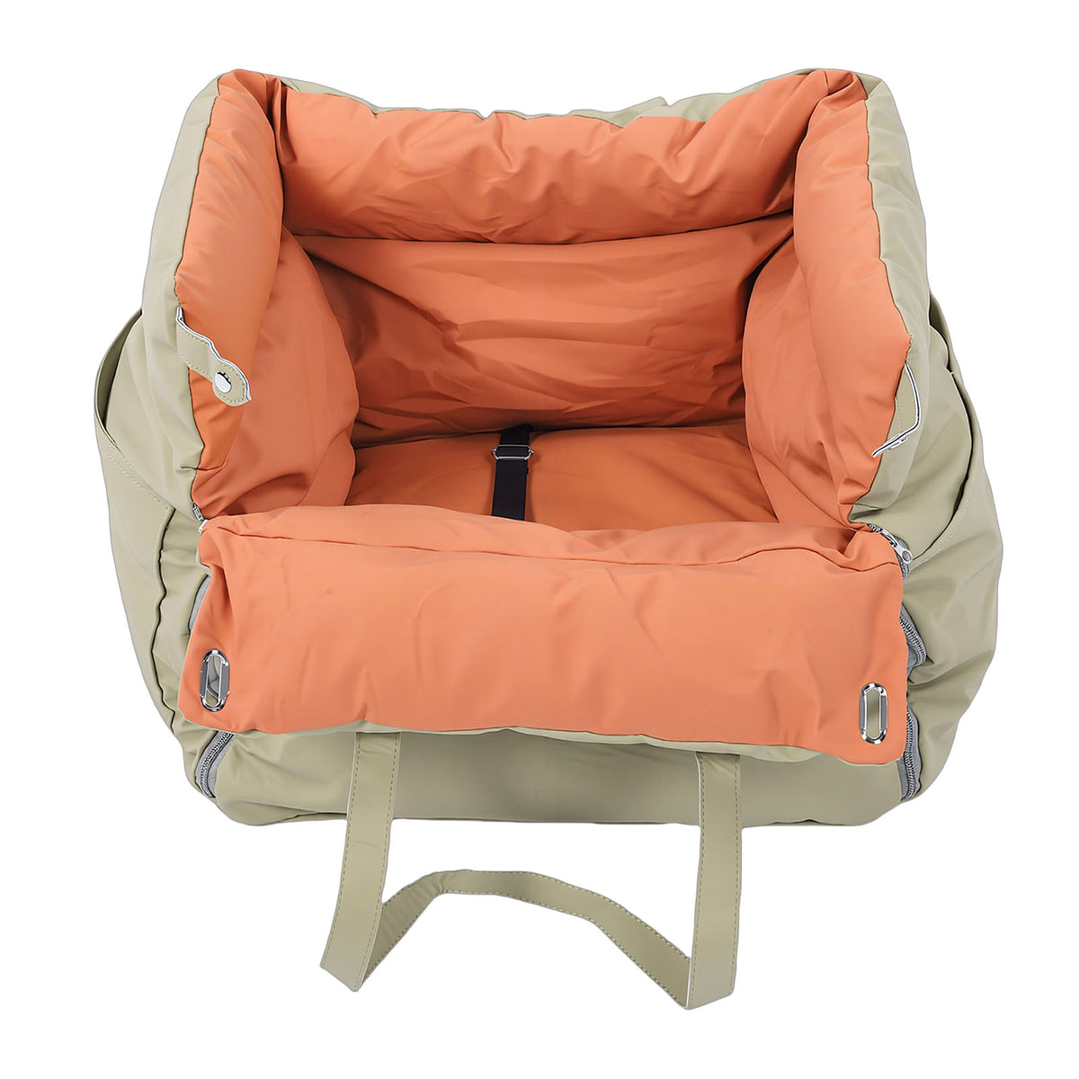 Car Pet Bed Portable Travel Outdoor Detachable Lavable Pet Siège de voiture avec Harness pour chiens