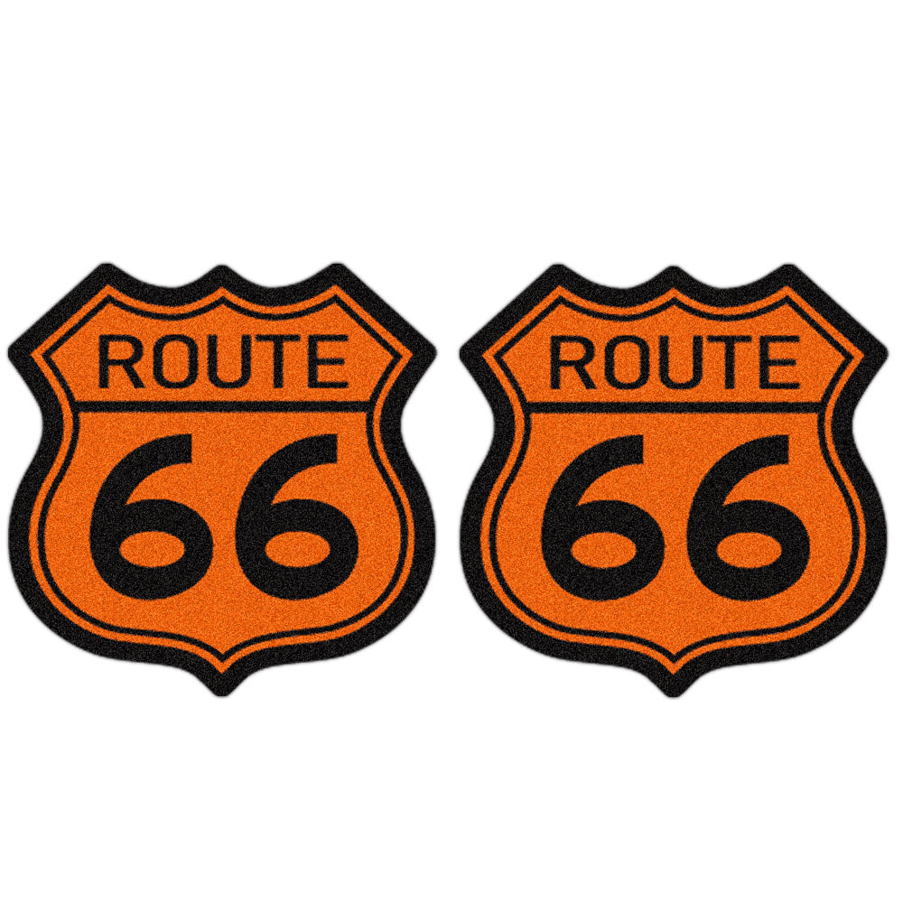 Antique Moto No.66 Autoroute Sticker étanche