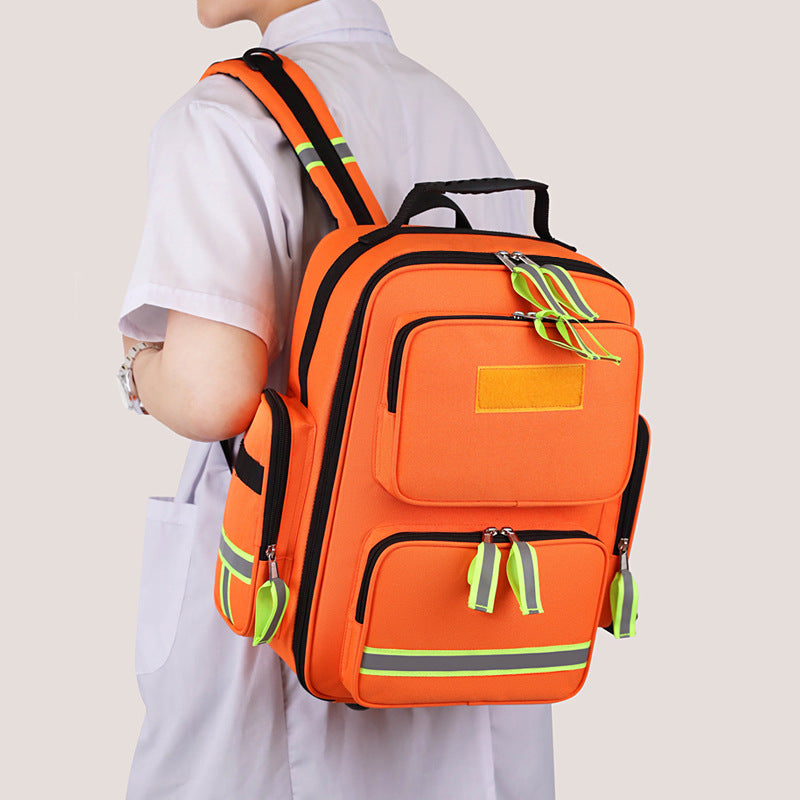 Trousses de premiers soins Sacs à dos de sauvetage d'urgence Stockage trié de grande capacité Camping en plein air Su