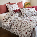Cross Border AB Style Floral Imprimé Couvercle Couvercle Set Un frais et élégant