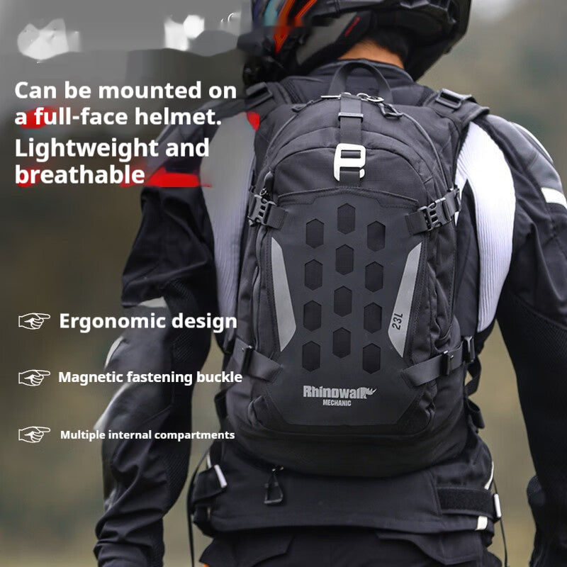 Sac à dos moto pour casques