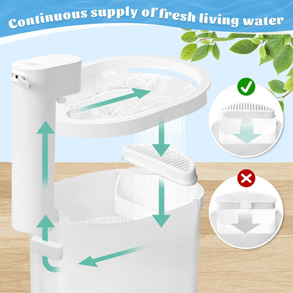 Kit filtre de fontaine d'eau pour animaux de compagnie