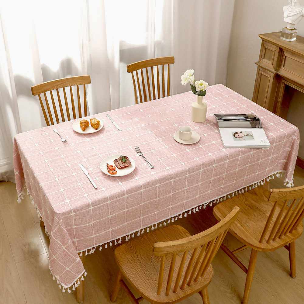 Coton Linge de maison nappe Decor imperméable Couverture de table pour la salle à manger Table quotidienne