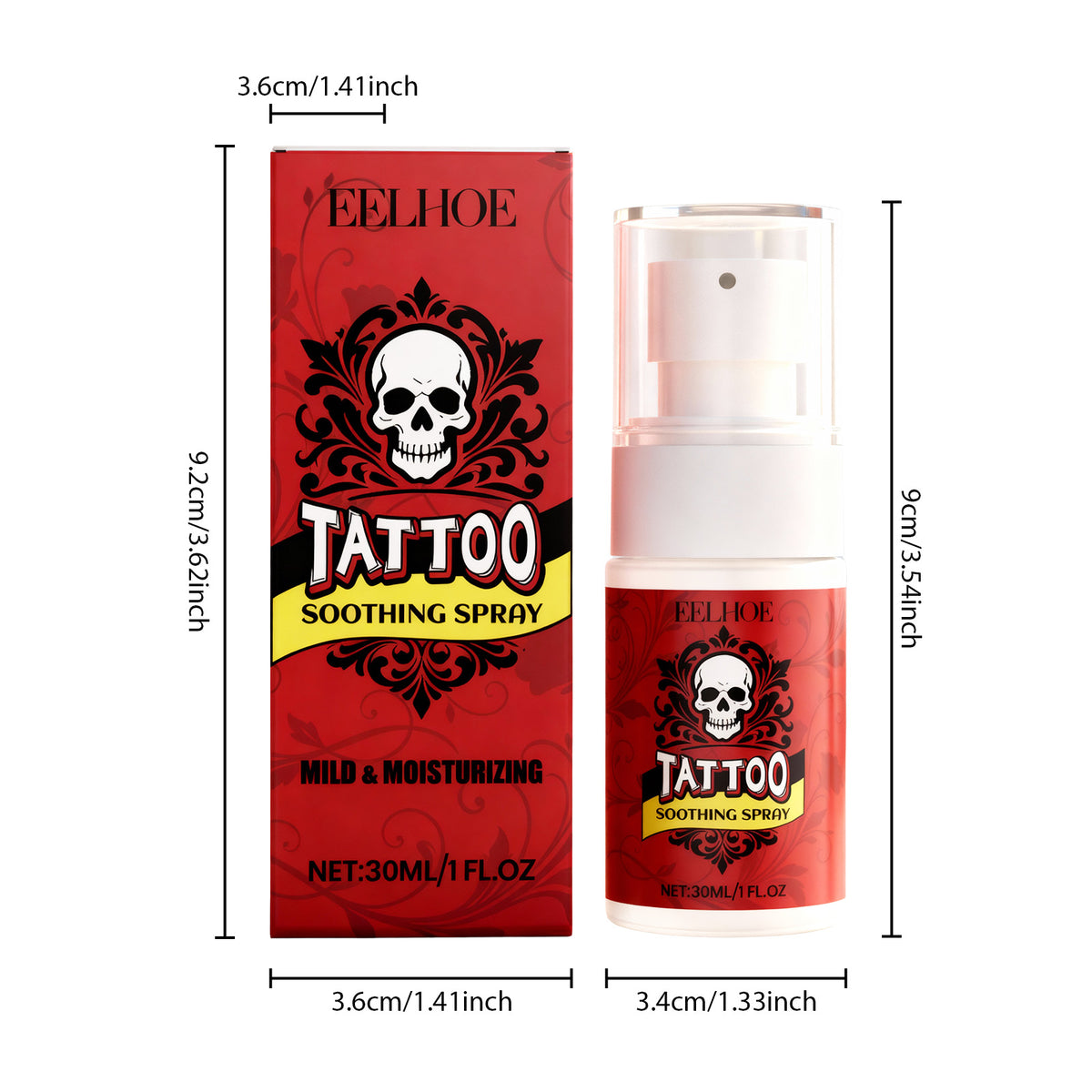 Soothing Tattoo Spray 30ml-Box