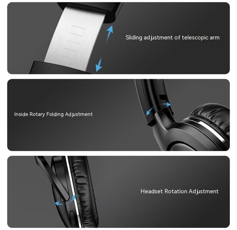 Casque de sport électronique sans fil Bluetooth Subwoofer Sports Gaming