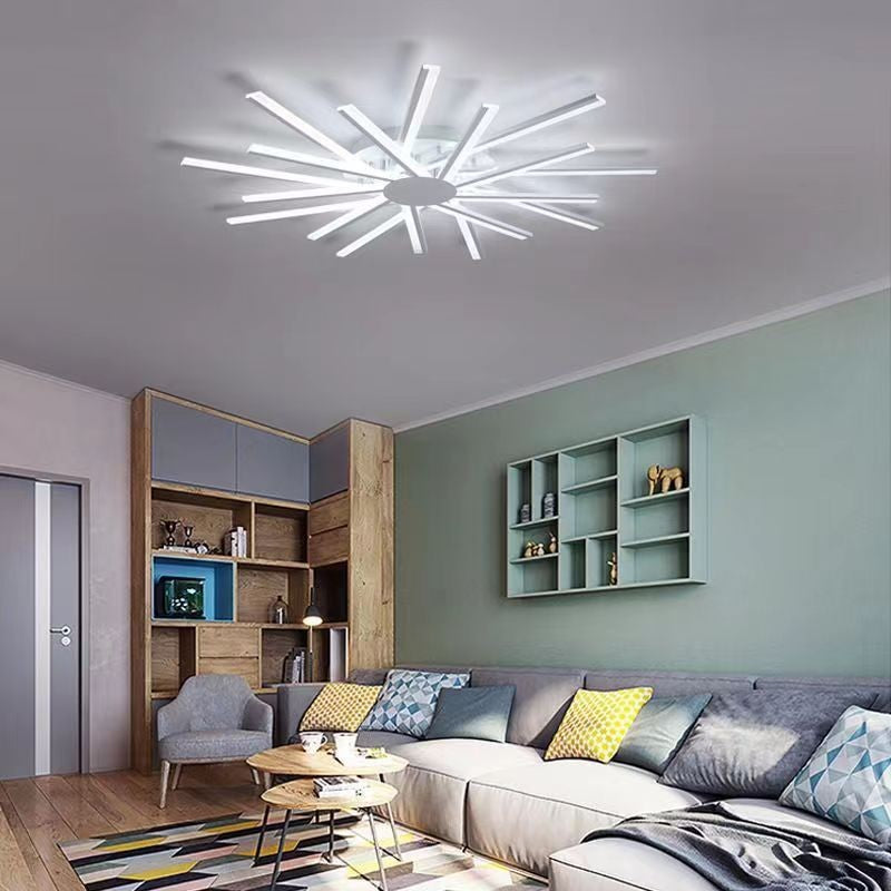Lampe de plafond à LED moderne simple pour usage domestique