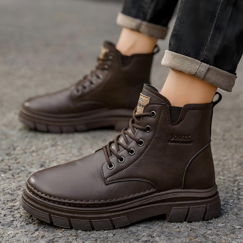 Bottes Martin haut de gamme pour hommes d'automne