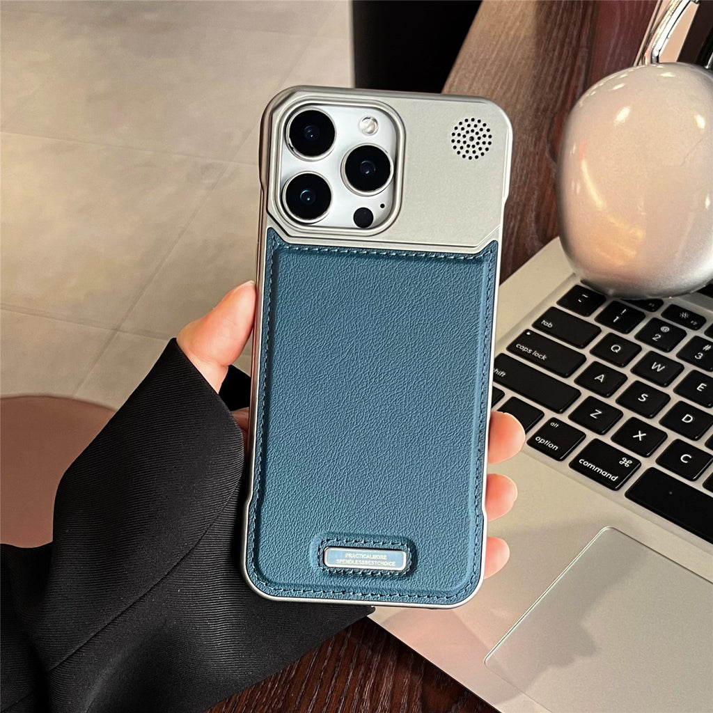 Aromatherapy Leather Magnetic Phone Case 17 High-grade Frameless Hard Protection Case