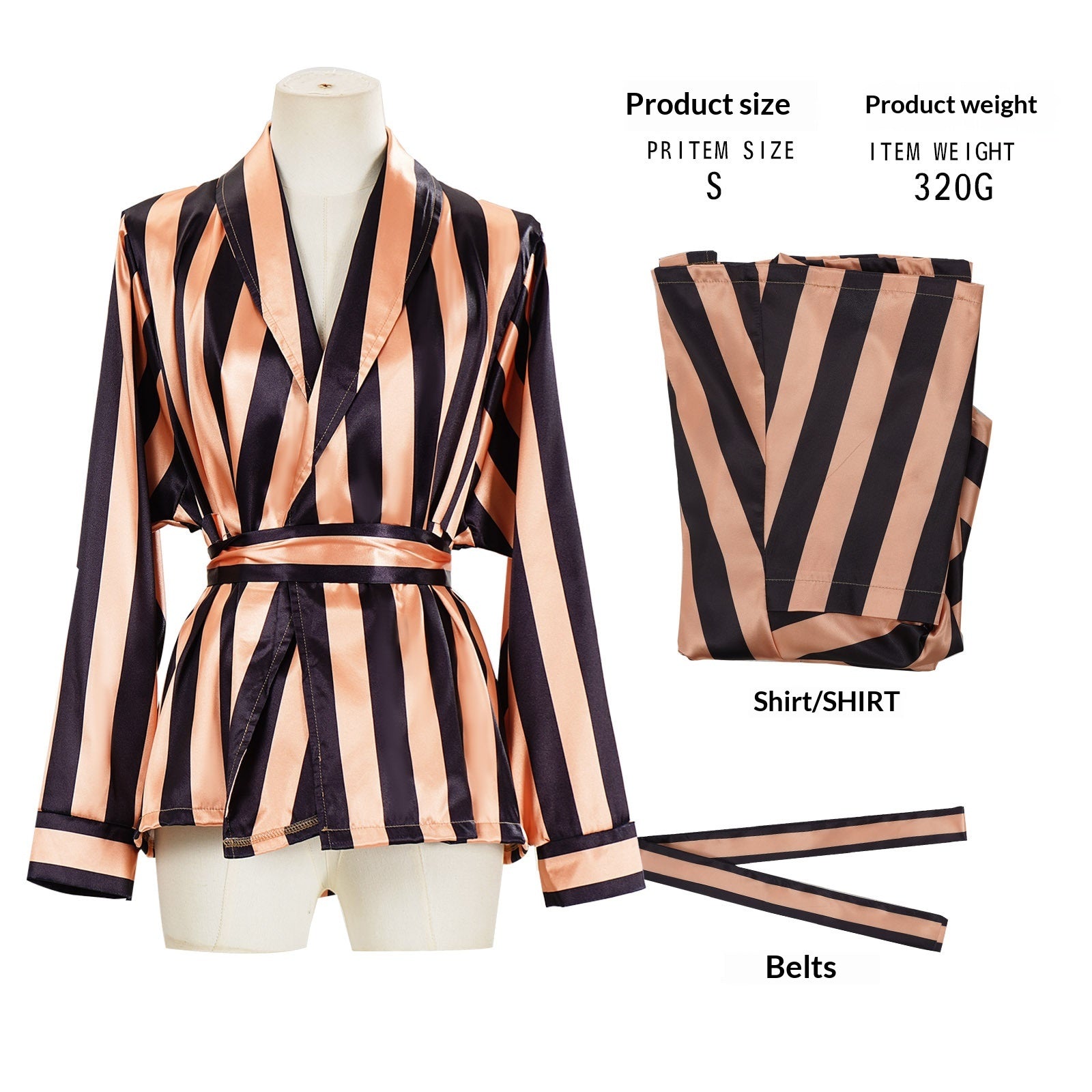 Rédacteur en chef Style Petite combinaison rayée pour femmes