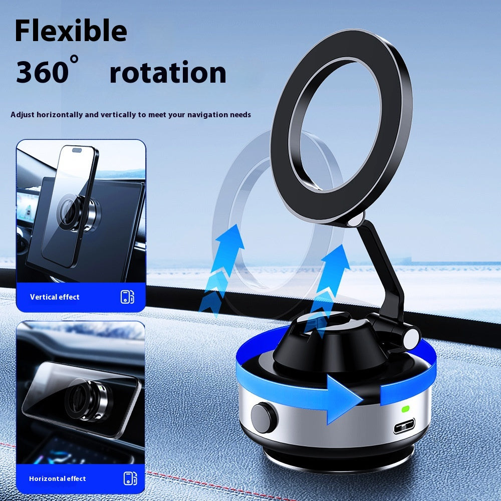 Électrique Magnetic Portable Car pliant Suction Cup Support de téléphone mobile