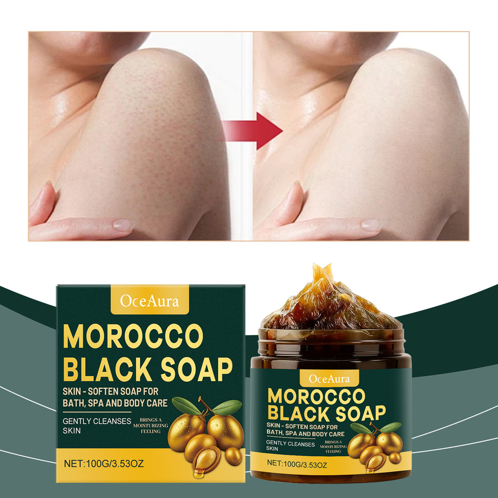 Nettoyage de bain savon noir 1 00g 1 boîte