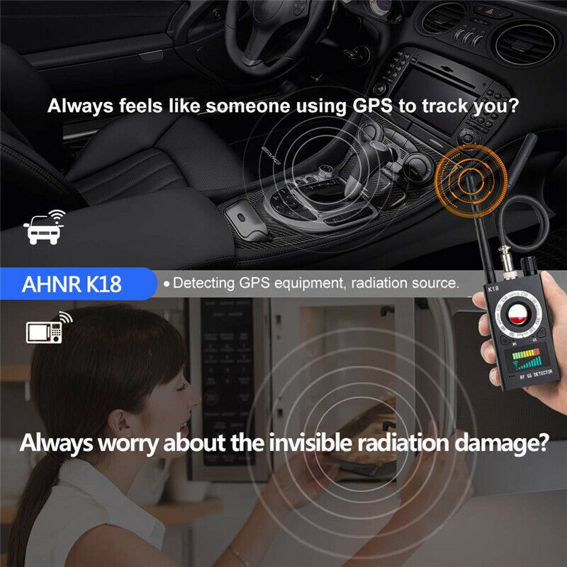 Détecteur de caméra cachée localisateur GPS Bug Radio Détecteur Anti Spy
