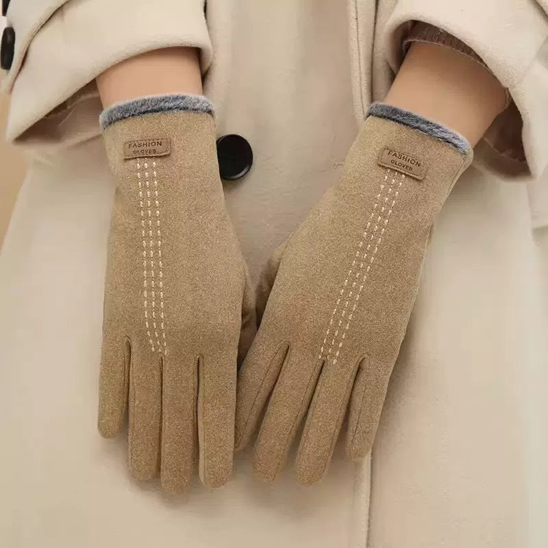 Gants thermiques d'hiver pour femmes fabriqués à partir de duvet avec compatibilité écran tactile et Thr