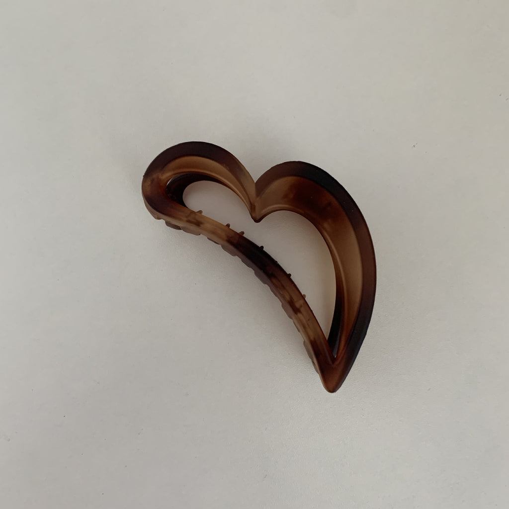 Plastic Love Grosted Texture Acrylique cheveux clip
