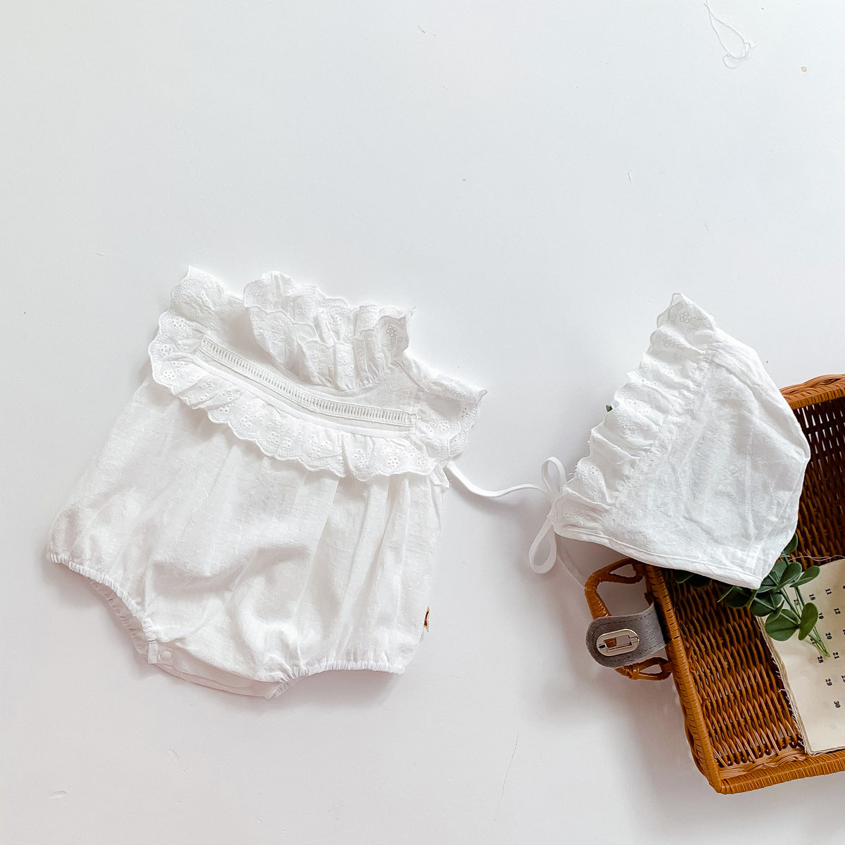 Dentelle coréenne onésie combinaison bébé Romper