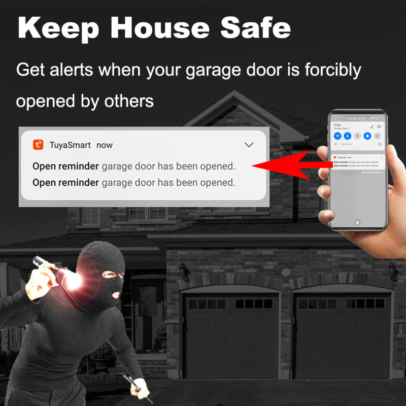 Interrupteur de porte de garage Wifi Intelligent APP Remote Group Control Wireless