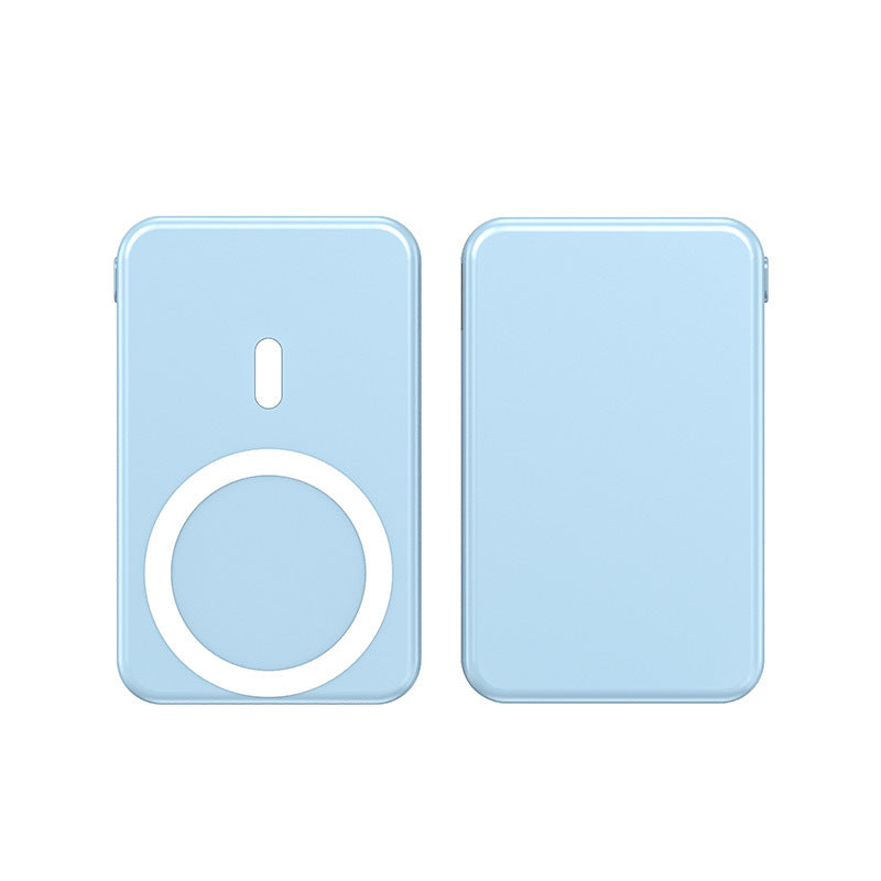 Aspiration magnétique sans fil charging trésor Grande capacité pliant Bracket Mobile Power Su