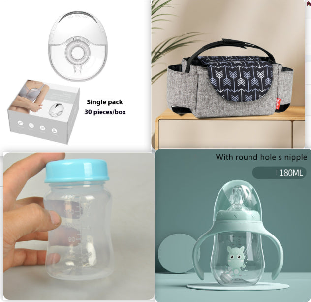 Portable mains sans poitrine électrique Portable Bilatéral Automatique Intégré Lait Claw Piec
