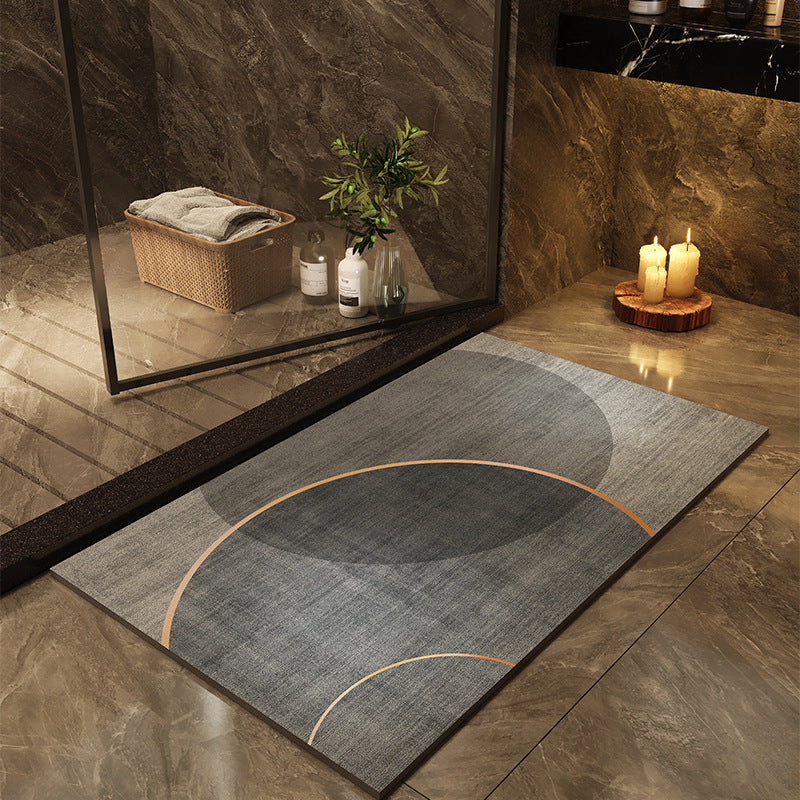 Tapis de salle de bains imprimé à séchage rapide