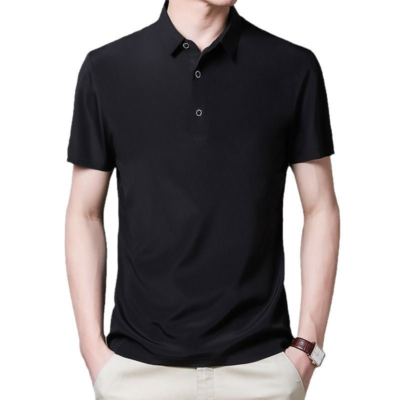 T-shirt sans couture manches courtes homme pour l'été