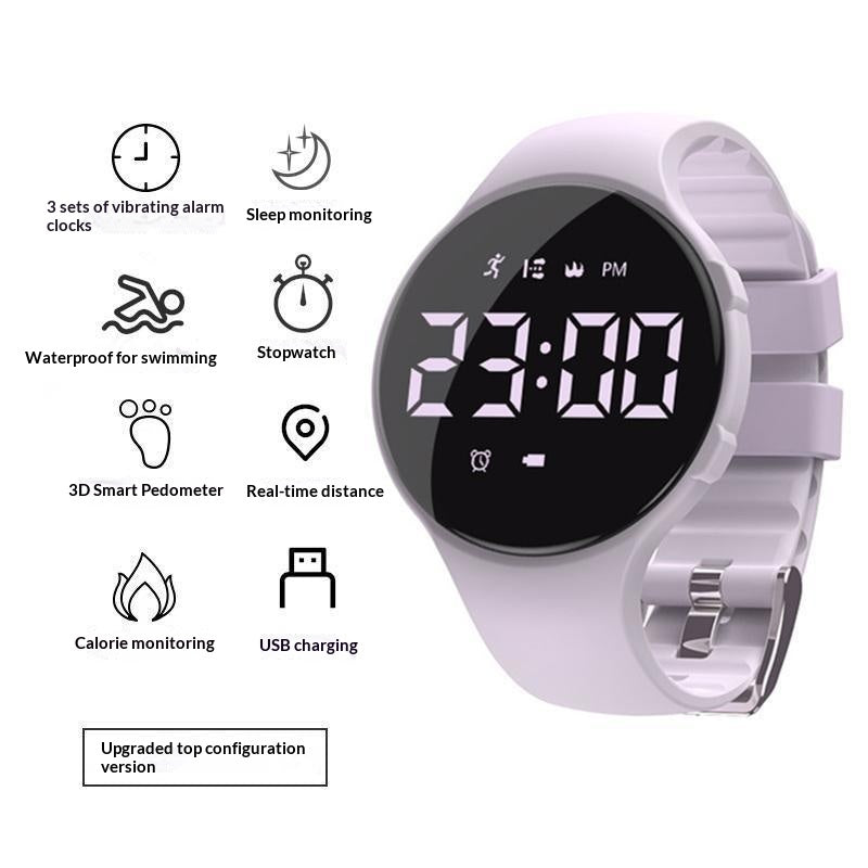 Montre électronique intelligente Une alarme vibrante silencieuse Clock your Ultimate Wake-up Gadget for Stud