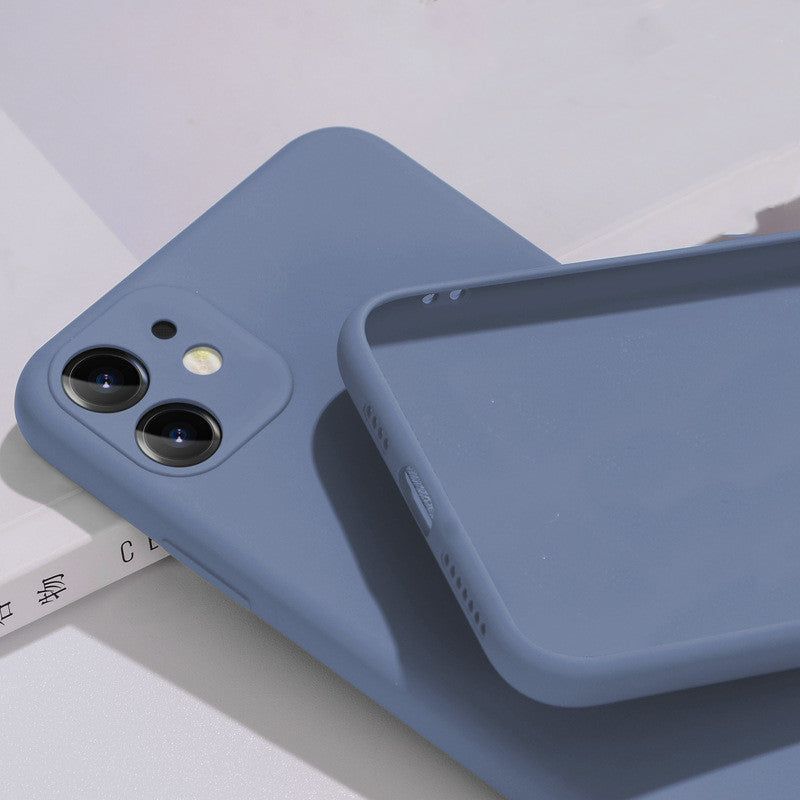 Boîtier de téléphone mobile en silicone liquide trou de précision