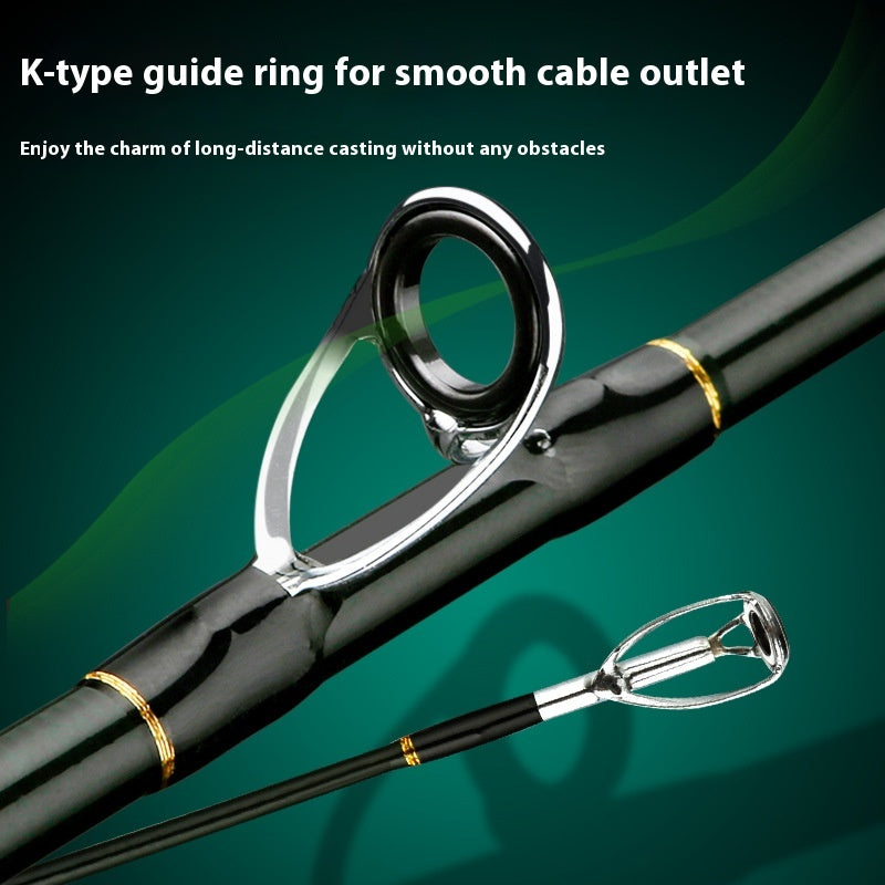 Plug télescopique Carbon Tossing Luer Sea Fishing Casting Rods