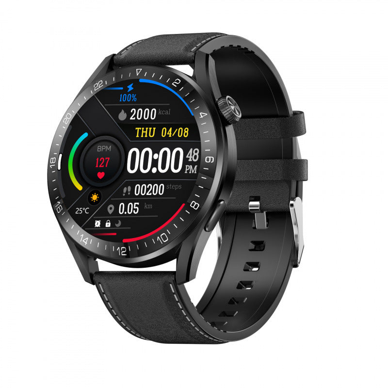 Smartwatch pour adultes avec surveillance du rythme cardiaque Suivi de la condition physique et fonctionnalités de la voix intelligente