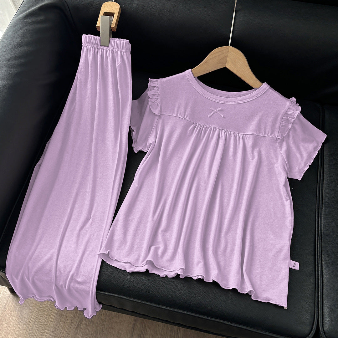 Pyjama à manches courtes pour filles