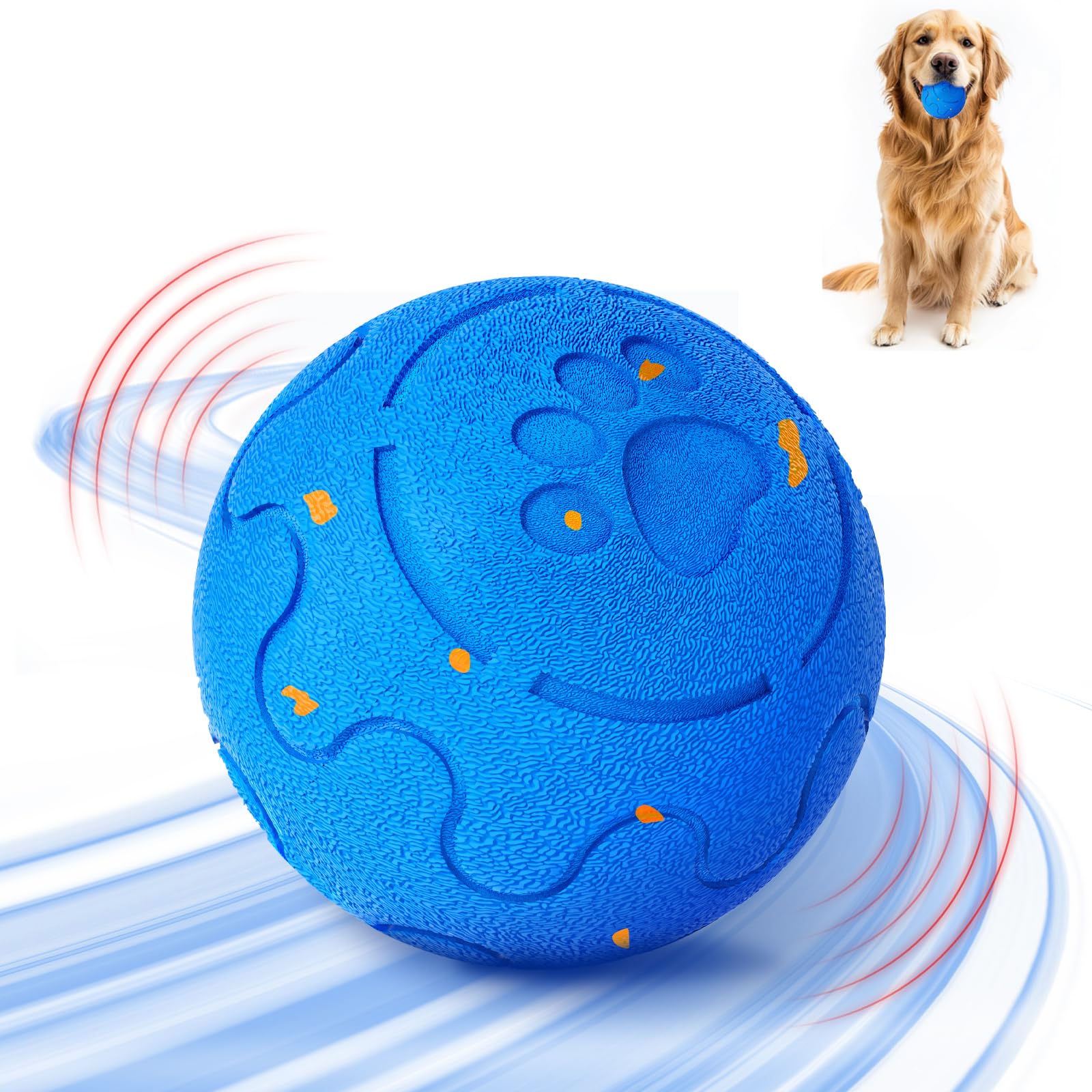 Jouet interactif de boule de chien