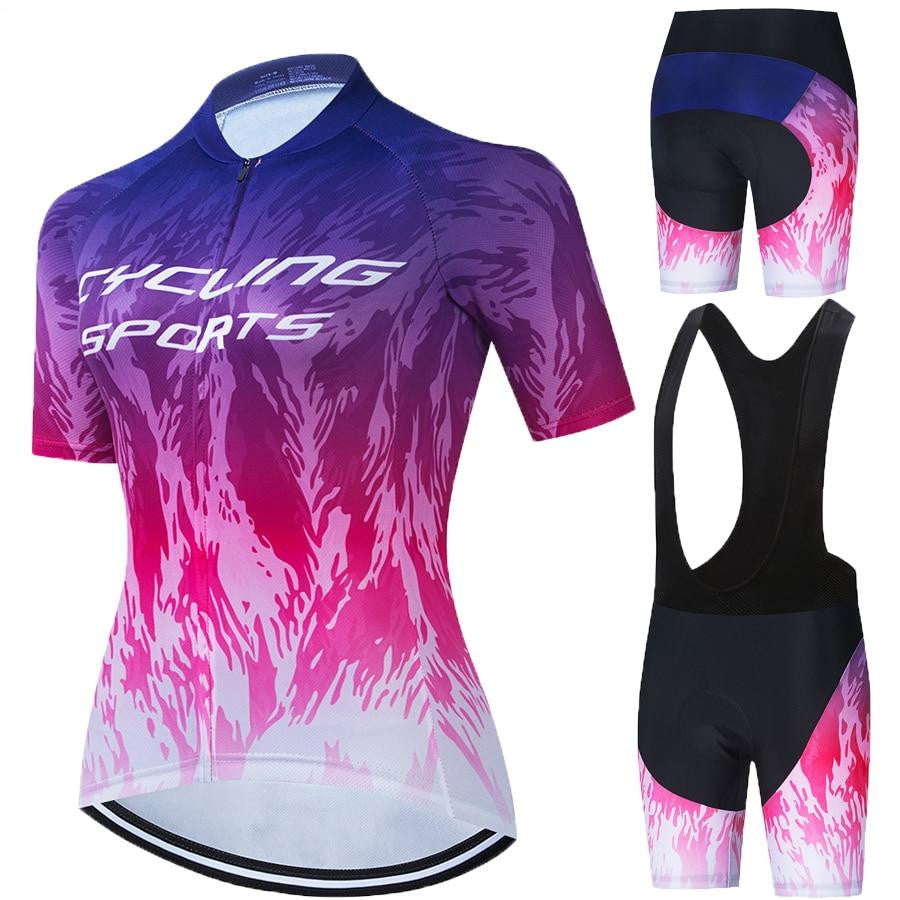 Bib à manches courtes Cycling Jersey Suit Summer Road Bike Cycling Jacket Hommes Respirant