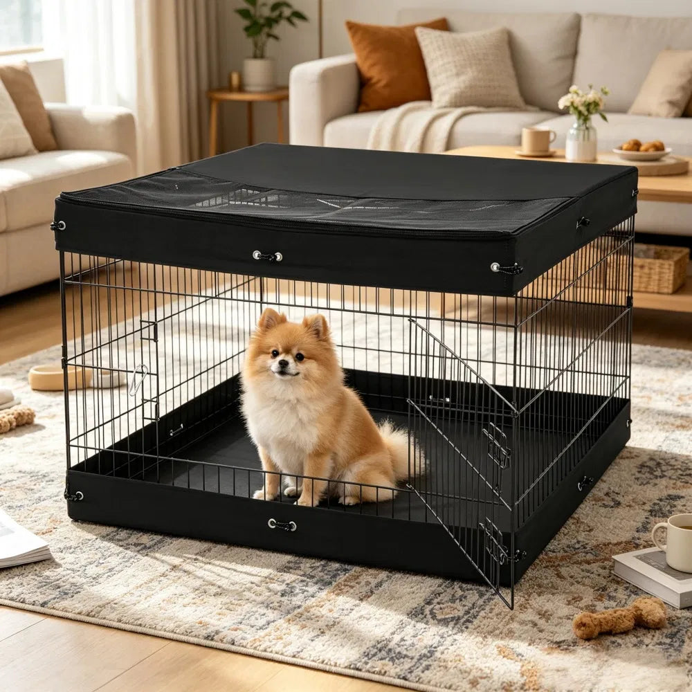 Maison de chien avec espace-sauvetage pour l'extérieur