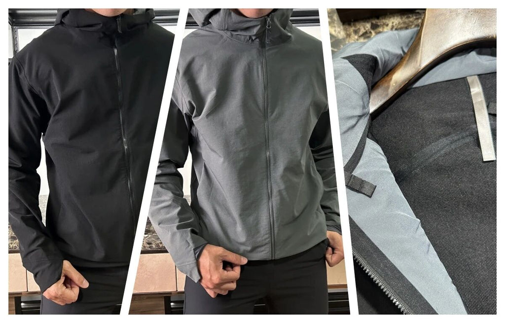Veste en coque souple pour hommes sans couture