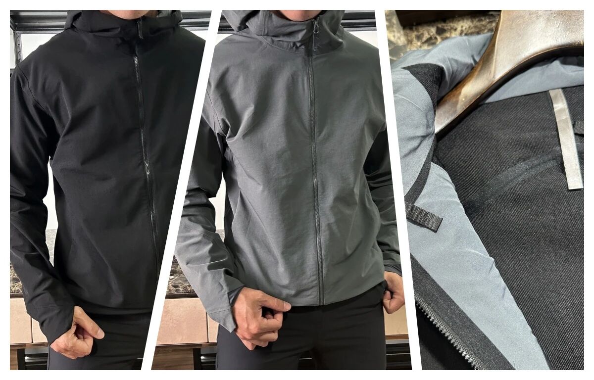 Veste en coque souple pour hommes sans couture