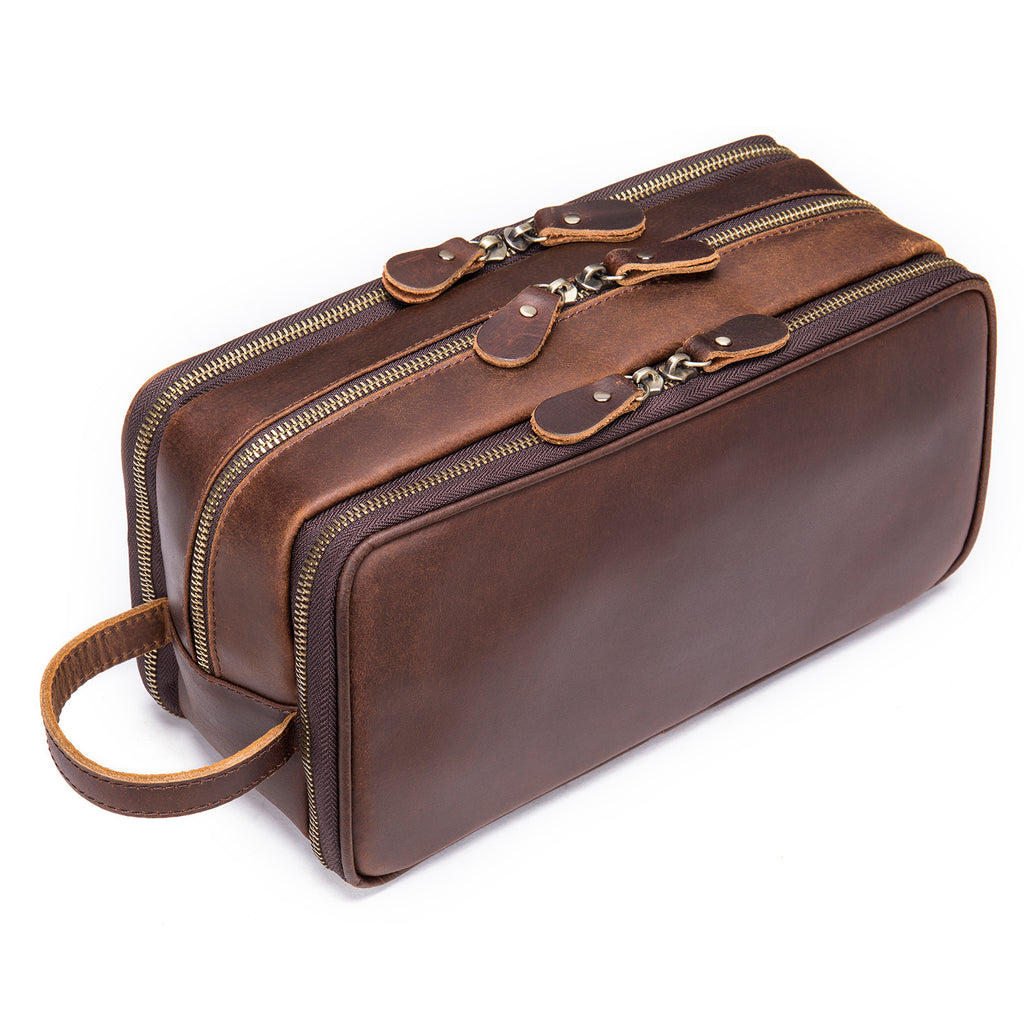 Sac en cuir véritable en cuir pour hommes