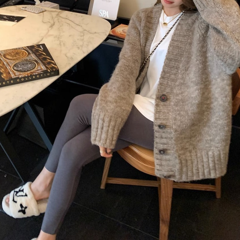 Chandail tricoté Cardigan Coat Femmes