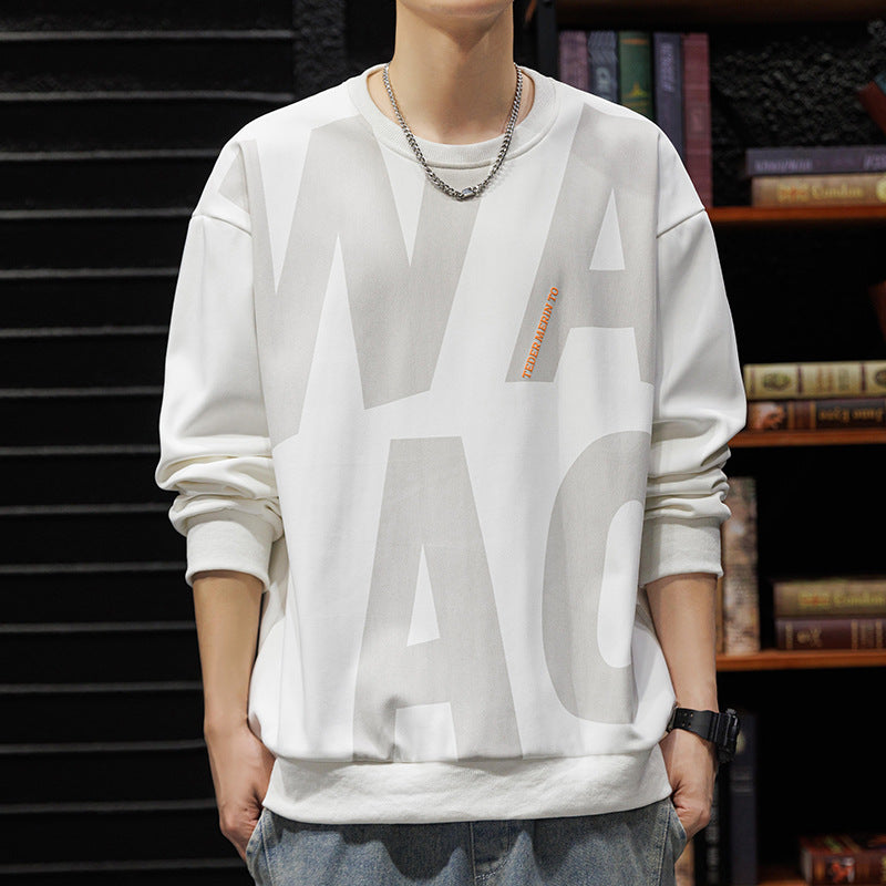 Style américain Vintage Hommes Raglan manches longues Top