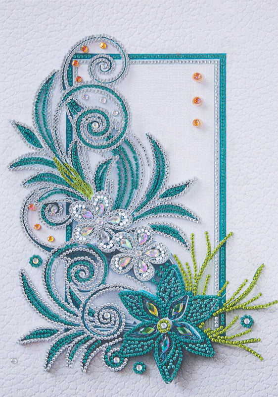 Crystal spécial en forme de fleur de diamant brillant Living Room Porch décoration peinture