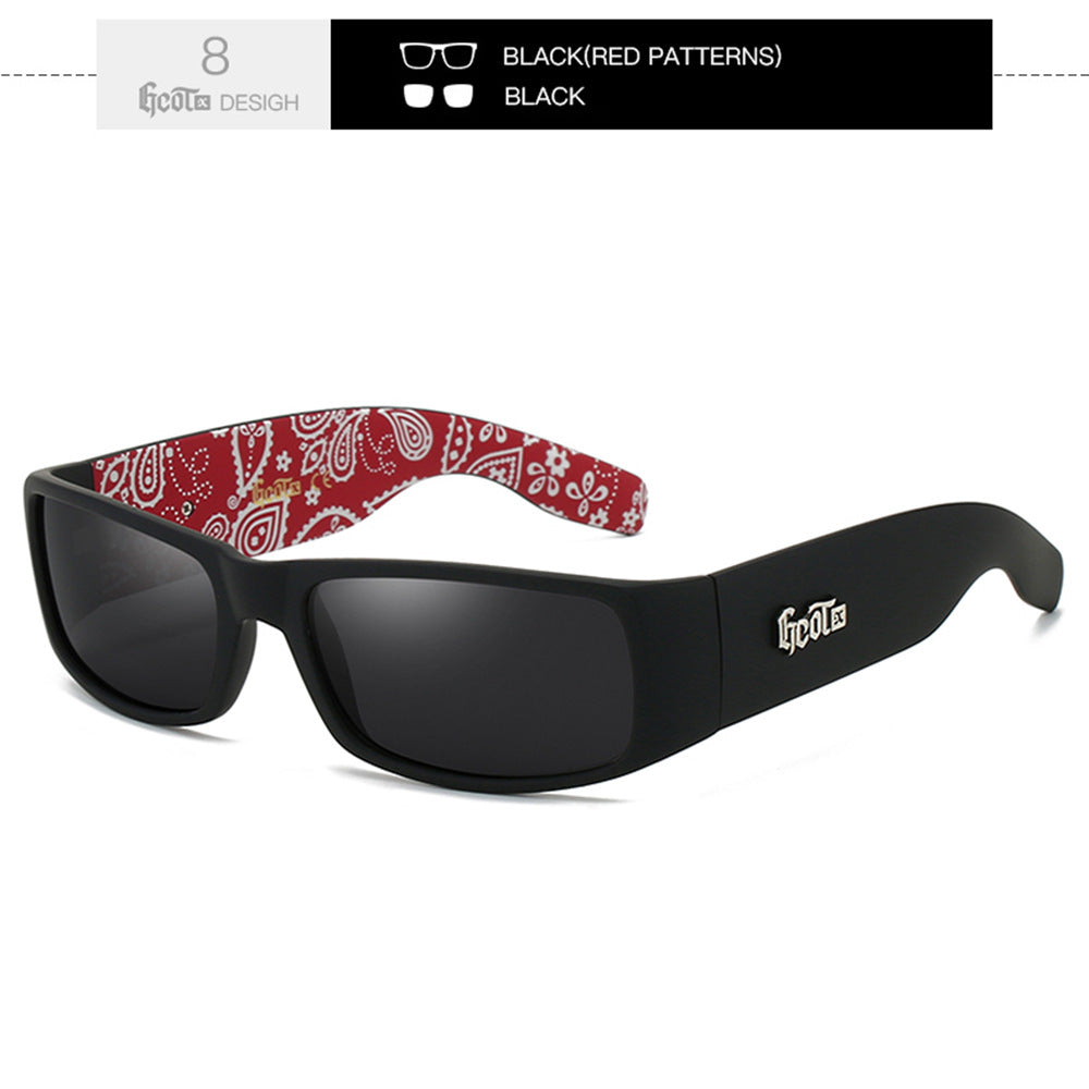 Lunettes de soleil Polarisées Hip Hop Fashion West Coast