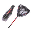 Alliage d'aluminium simple section Triangulaire pliant Dip Net Fly Fisherman Viscose Metal Mince