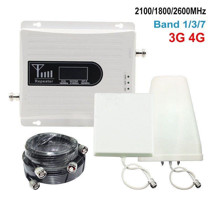 Booster de signal de 1800Mhz 2100Mhz 2600Mhz pour le réseau 3G 4G